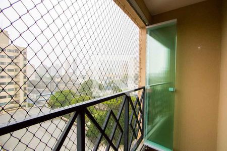 Varanda da sala de apartamento à venda com 3 quartos, 80m² em Vila Santa Teresa, Santo André