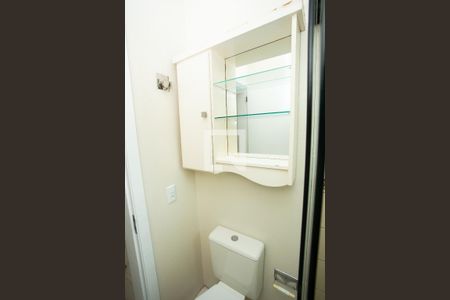 Casa de condomínio para alugar com 80m², 2 quartos e 1 vagaBanheiro da suíte