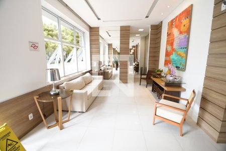 Apartamento para alugar com 57m², 1 quarto e 2 vagasHall social