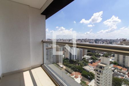 Varanda da Sala de apartamento para alugar com 1 quarto, 57m² em Cambuí, Campinas
