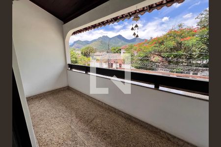 Varanda - Sala de casa de condomínio à venda com 5 quartos, 340m² em Anil, Rio de Janeiro