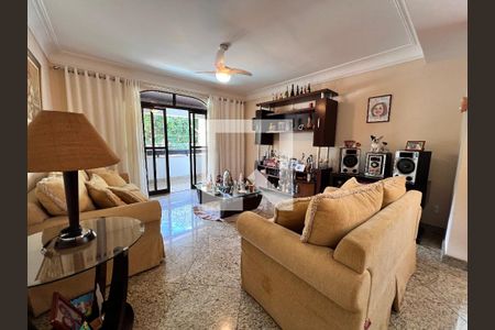 Sala de casa de condomínio à venda com 5 quartos, 340m² em Anil, Rio de Janeiro