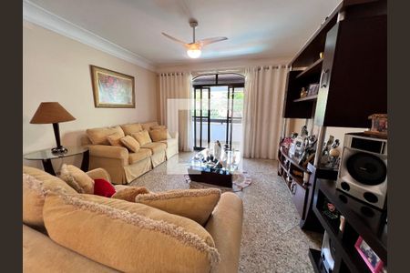 Sala de casa de condomínio à venda com 5 quartos, 340m² em Anil, Rio de Janeiro