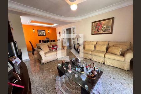 Sala de casa de condomínio à venda com 5 quartos, 340m² em Anil, Rio de Janeiro