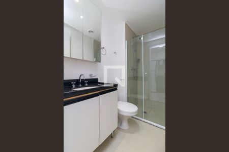 Studio para alugar com 27m², 1 quarto e sem vaga Studio para alugar com 27m², 1 quarto e sem vagaBanheiro