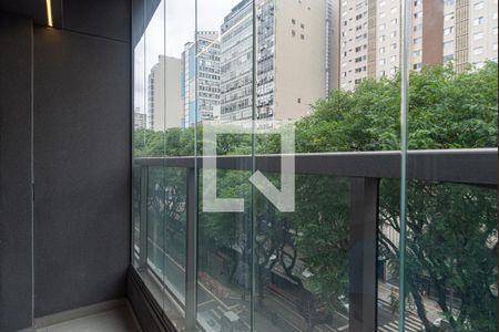 Studio para alugar com 31m², 1 quarto e sem vagaVaranda da Sala/Quarto