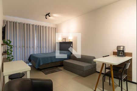 Studio para alugar com 31m², 1 quarto e sem vagaSala/Quarto