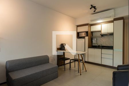 Studio para alugar com 31m², 1 quarto e sem vagaSala/Quarto