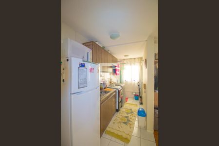 Cozinha e Área de Serviço de apartamento à venda com 2 quartos, 44m² em Mato Grande, Canoas