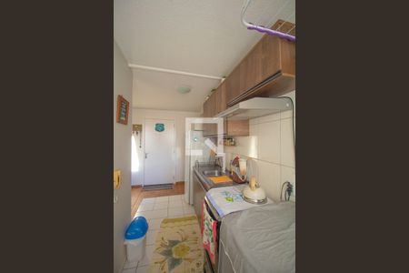 Cozinha e Área de Serviço de apartamento à venda com 2 quartos, 44m² em Mato Grande, Canoas