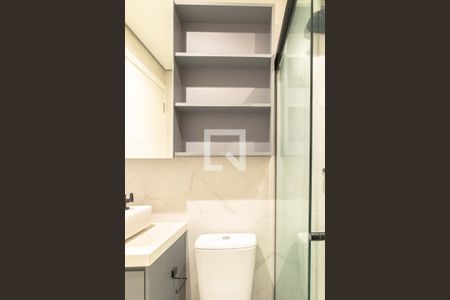Banheiro de kitnet/studio para alugar com 1 quarto, 29m² em Planalto Paulista, São Paulo
