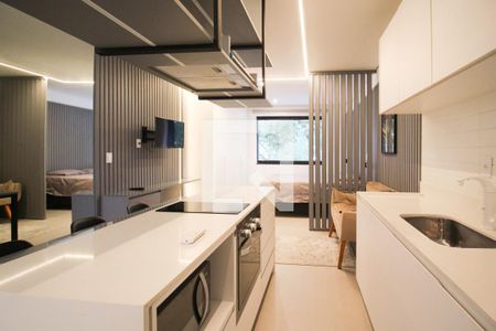 Studio para alugar com 37m², 1 quarto e sem vaga Studio para alugar com 37m², 1 quarto e sem vagaCozinha