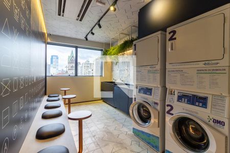 Studio para alugar com 18m², 1 quarto e sem vagaÁrea comum - Lavanderia