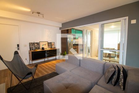 Sala de apartamento à venda com 2 quartos, 69m² em Vila Gertrudes, São Paulo