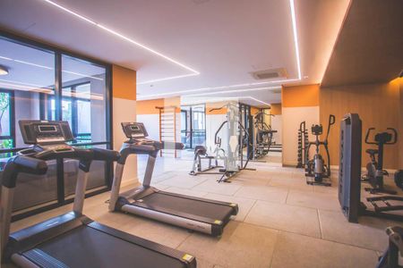 Studio à venda com 26m², 1 quarto e sem vaga Studio à venda com 26m², 1 quarto e sem vagaÁrea comum - Academia