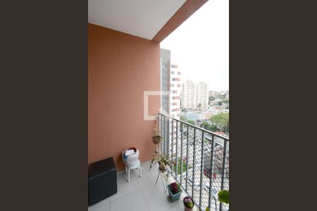 Varanda da Sala de apartamento à venda com 2 quartos, 61m² em Vila Constanca, São Paulo