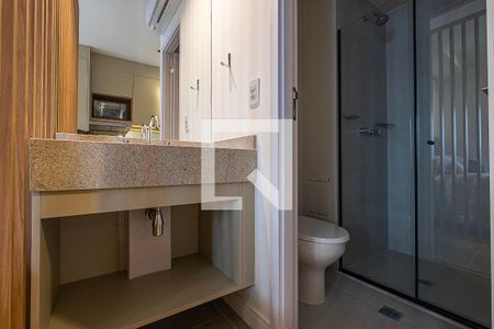 Banheiro de apartamento para alugar com 1 quarto, 22m² em Paraíso, São Paulo
