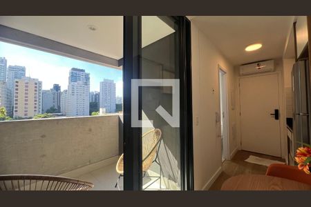 Studio para alugar com 24m², 1 quarto e sem vaga Studio para alugar com 24m², 1 quarto e sem vagaSacada