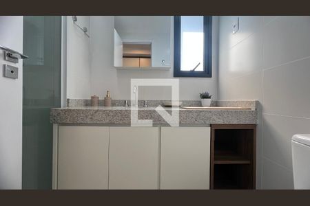 Studio para alugar com 24m², 1 quarto e sem vaga Studio para alugar com 24m², 1 quarto e sem vagaBanheiro