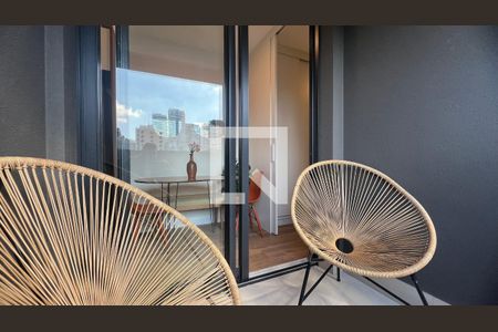 Studio para alugar com 24m², 1 quarto e sem vaga Studio para alugar com 24m², 1 quarto e sem vagaSacada