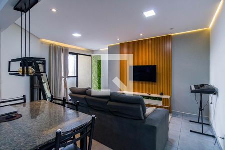 Sala de apartamento para alugar com 3 quartos, 65m² em Parque Esmeralda, São Paulo