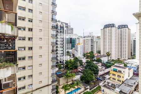 Vista de apartamento para alugar com 1 quarto, 43m² em Cerqueira César, São Paulo