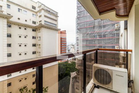 Varanda de apartamento para alugar com 1 quarto, 43m² em Cerqueira César, São Paulo