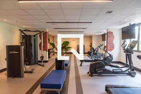 Studio para alugar com 23m², 1 quarto e sem vaga Studio para alugar com 23m², 1 quarto e sem vagaÁrea comum - Academia