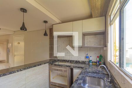Sala/Cozinha de apartamento para alugar com 3 quartos, 60m² em Igara, Canoas