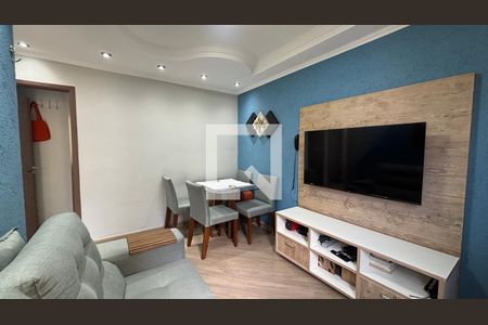 Sala  de apartamento à venda com 2 quartos, 58m² em Parque Erasmo Assunção, Santo André