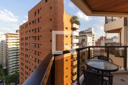 Vista/varanda de apartamento para alugar com 1 quarto, 48m² em Jardim Paulista, São Paulo