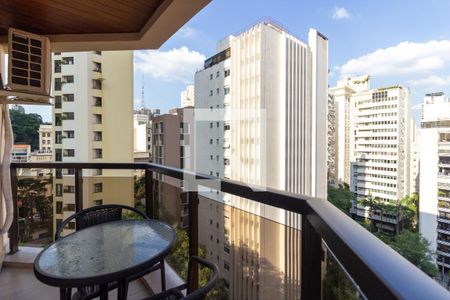 Vista/varanda de apartamento para alugar com 1 quarto, 48m² em Jardim Paulista, São Paulo