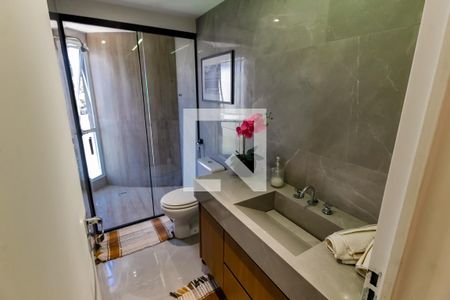 Banheiro da Suíte de apartamento à venda com 3 quartos, 86m² em Jardim Ampliacao, São Paulo