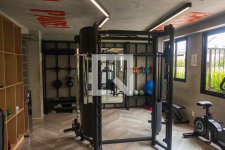 Apartamento à venda com 37m², 2 quartos e 1 vaga Apartamento à venda com 37m², 2 quartos e 1 vagaÁrea comum - Academia