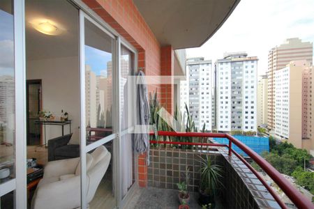 Varanda da Sala de apartamento à venda com 3 quartos, 89m² em Funcionários, Belo Horizonte