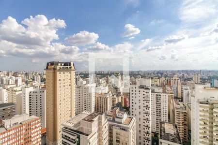 Vista de apartamento à venda com 1 quarto, 78m² em Cerqueira César, São Paulo
