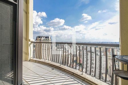 Varanda de apartamento à venda com 1 quarto, 78m² em Cerqueira César, São Paulo