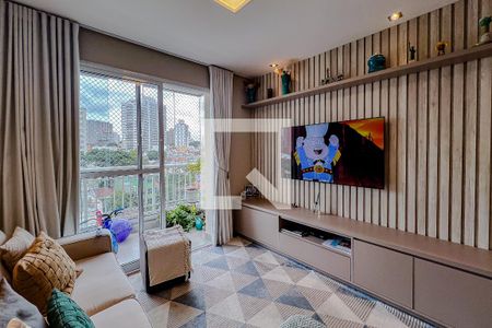 Sala de apartamento à venda com 3 quartos, 75m² em Cursino, São Paulo