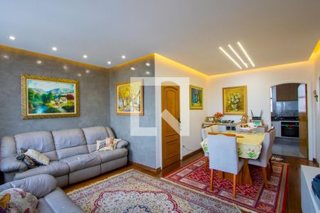Sala de apartamento à venda com 3 quartos, 100m² em Vila Assunção, Santo André