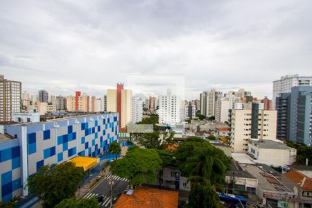 Vista da sala de apartamento à venda com 3 quartos, 100m² em Vila Assunção, Santo André