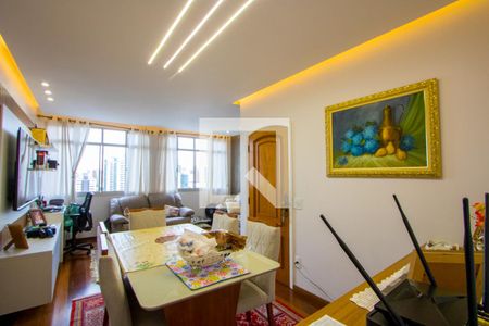 Sala de apartamento à venda com 3 quartos, 100m² em Vila Assunção, Santo André