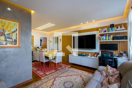 Sala de apartamento à venda com 3 quartos, 100m² em Vila Assunção, Santo André