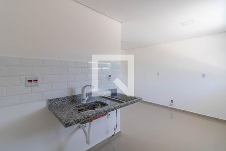 Cozinha de kitnet/studio para alugar com 1 quarto, 20m² em Vila Santa Maria, Guarulhos
