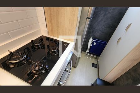 Studio para alugar com 20m², 1 quarto e sem vagaDetalhe da cozinha