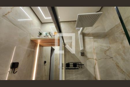 Studio para alugar com 20m², 1 quarto e sem vagaDetalhe do banheiro