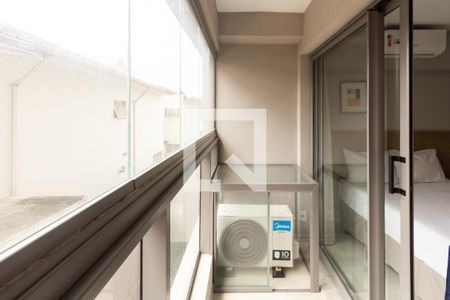 Studio para alugar com 18m², 1 quarto e sem vagaVaranda 