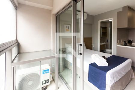 Studio para alugar com 18m², 1 quarto e sem vagaVaranda 