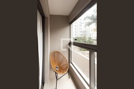 Studio para alugar com 20m², 1 quarto e sem vagaVaranda