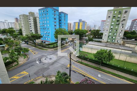 Vista da Sala de apartamento para alugar com 2 quartos, 75m² em Embaré, Santos