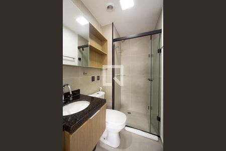 Studio para alugar com 20m², 1 quarto e sem vaga Studio para alugar com 20m², 1 quarto e sem vagaBanheiro